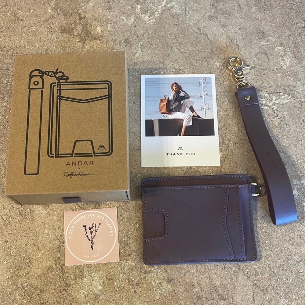 BRAND NEW PLUM Andar X Daryl-Ann Denner Wallet